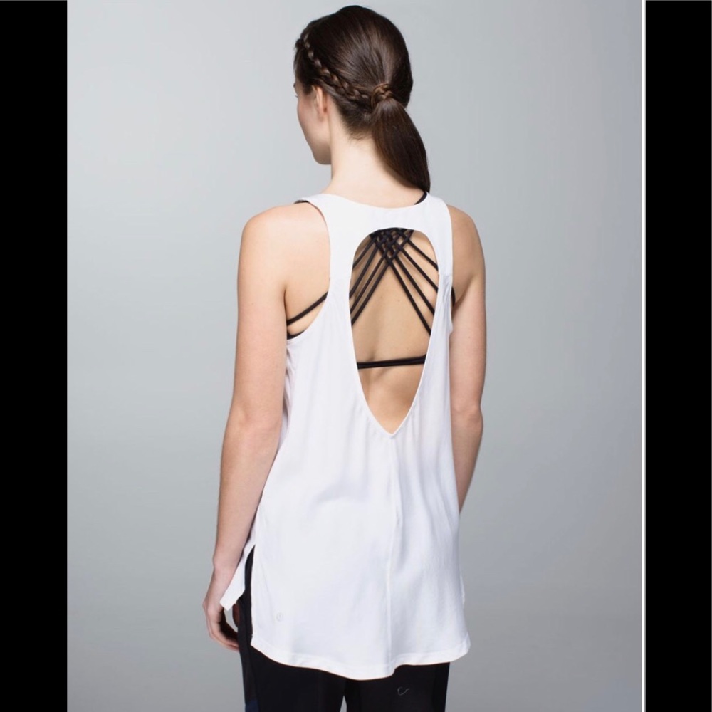 Lululemon ‘Peace of Mind’ tank in white